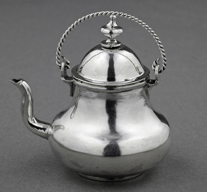 18th Century Dutch Silver Miniature Tea Kettle - Frederik van Strant II